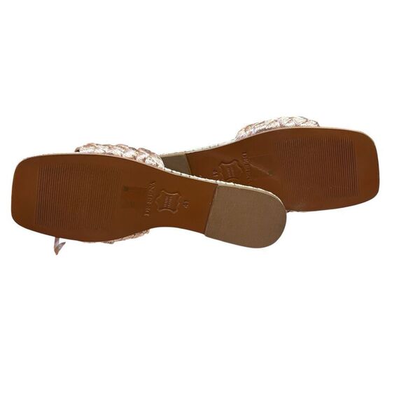 De Siena Camarante Raffia Slide in Rose Gold NWB Size 41/ US 11 - Picture 6 of 7